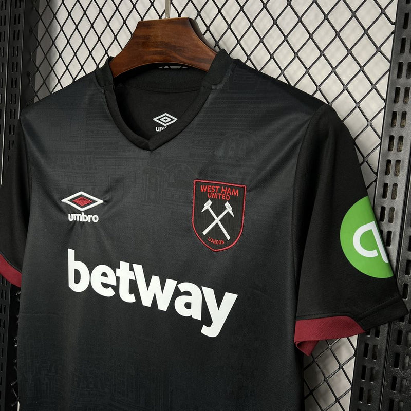 Camisa West Ham Reserva 24/25 - Versão Torcedor - Lançamento