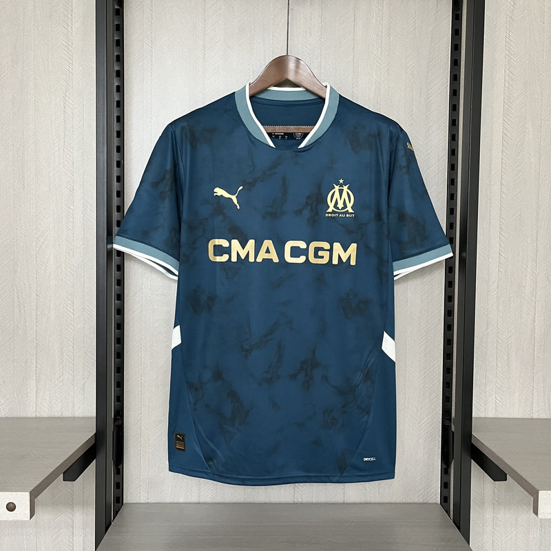 Camisa Olympique de Marseille Reserva 24/25 - Versão Torcedor - Lançamento