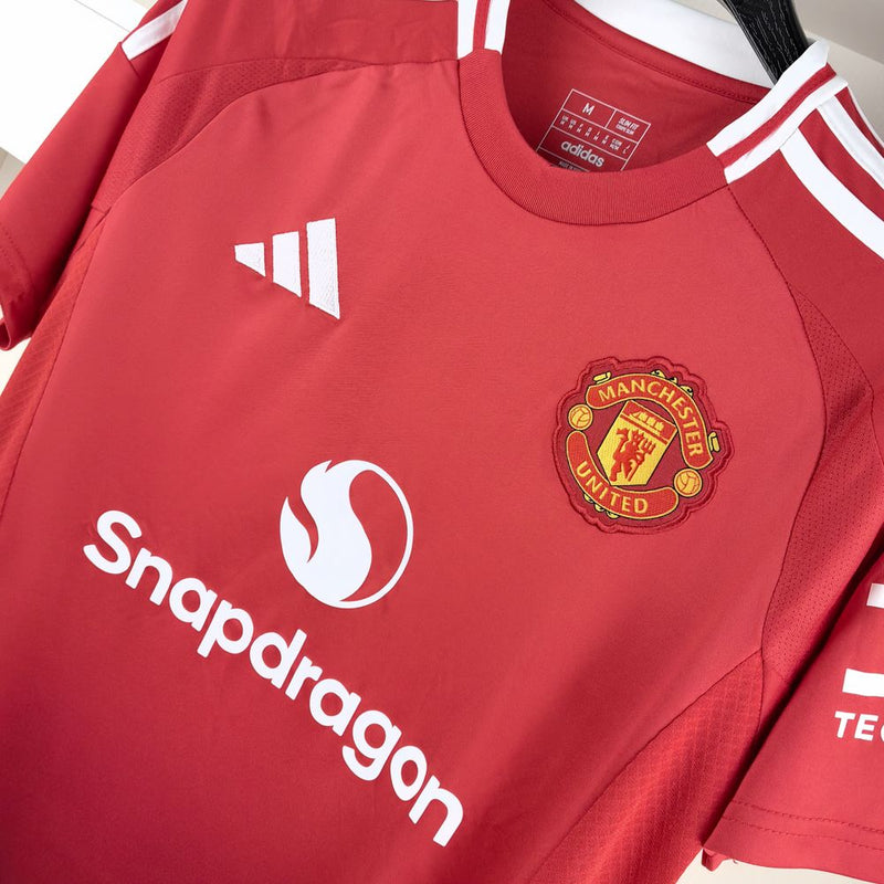 Camisa Manchester United Titular 24/25 - Versão Torcedor - Lançamento