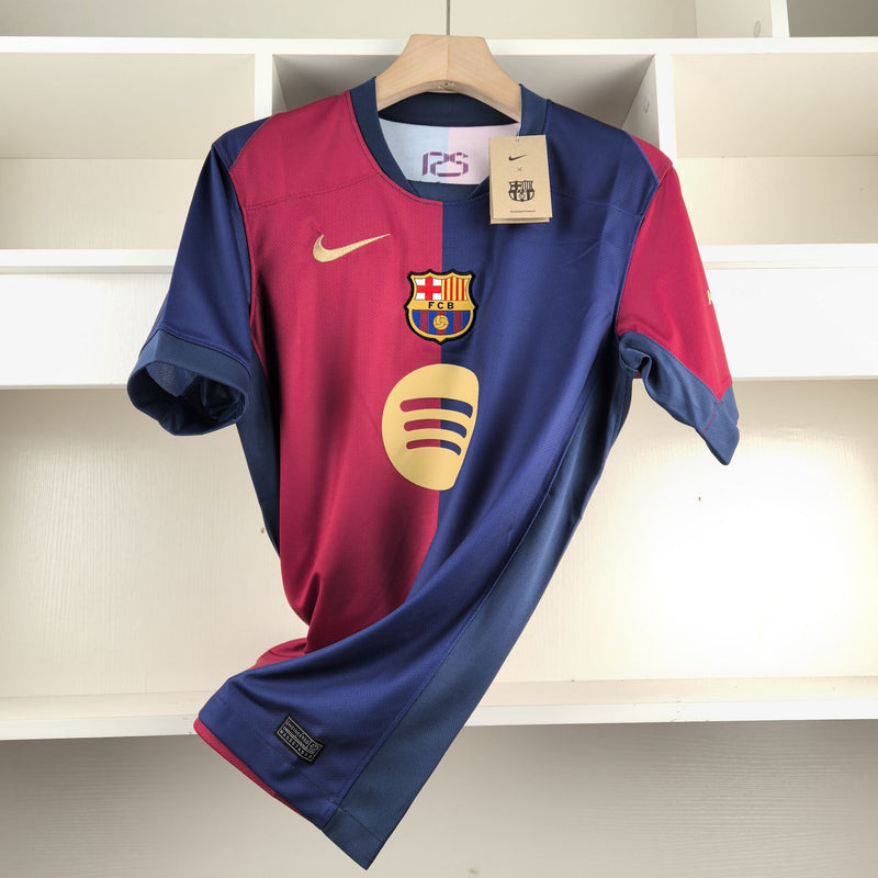 Camisa Barcelona Titular 24/25 - Torcedor Masculina - Lançamento