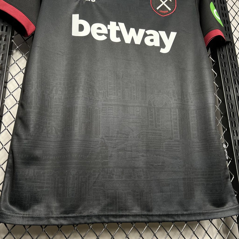 Camisa West Ham Reserva 24/25 - Versão Torcedor - Lançamento