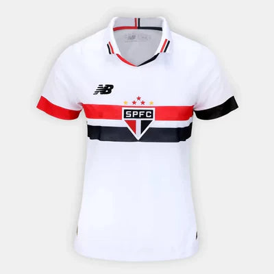 Camisa São Paulo Home 24/25 - New Balace Feminina