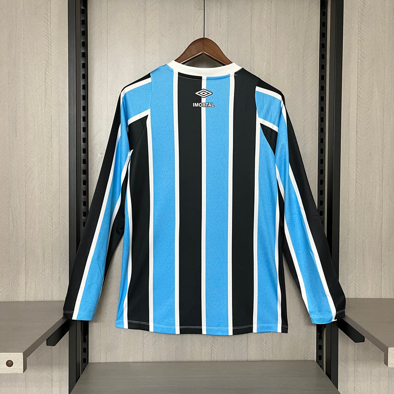 Camisa Grêmio Titular 24/25 - Versão Torcedor Manga Longa - Lançamento