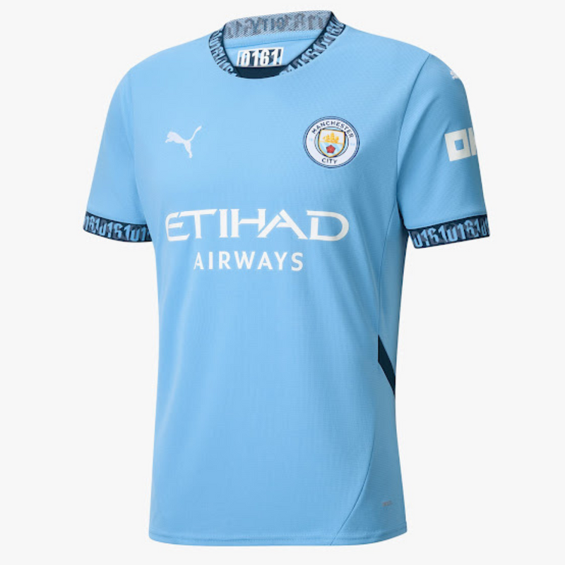 Camisa Manchester City Titular 24/25 - Torcedor Masculina - Lançamento