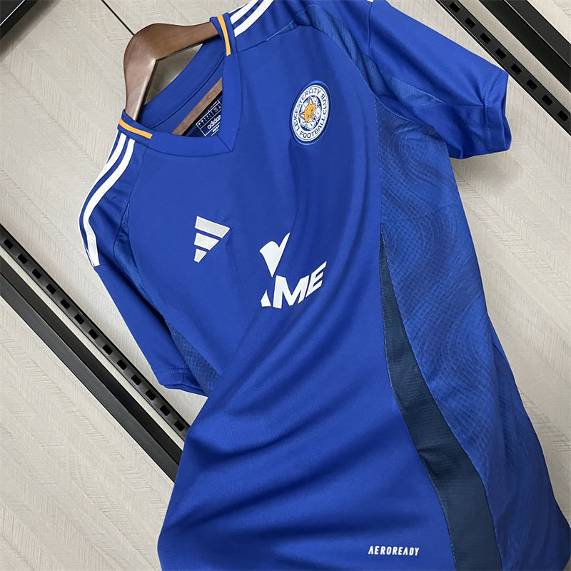 Camisa Leicester City Titular 24/25 - Torcedor Masculina - Lançamento