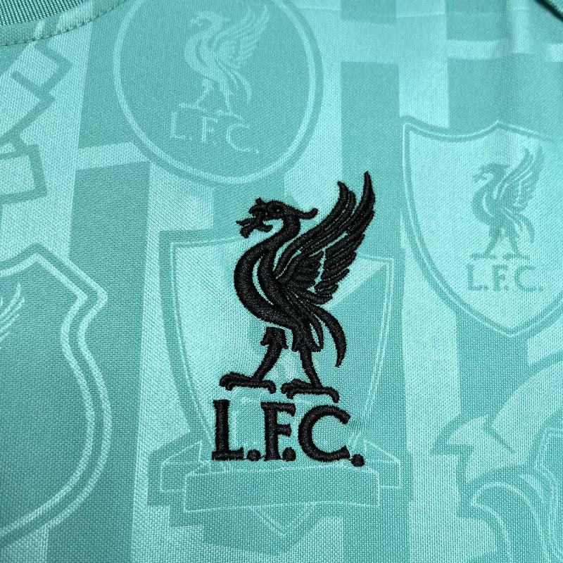 Camisa Liverpool Pré-Jogo 24/25 - Versão Torcedor - Lançamento