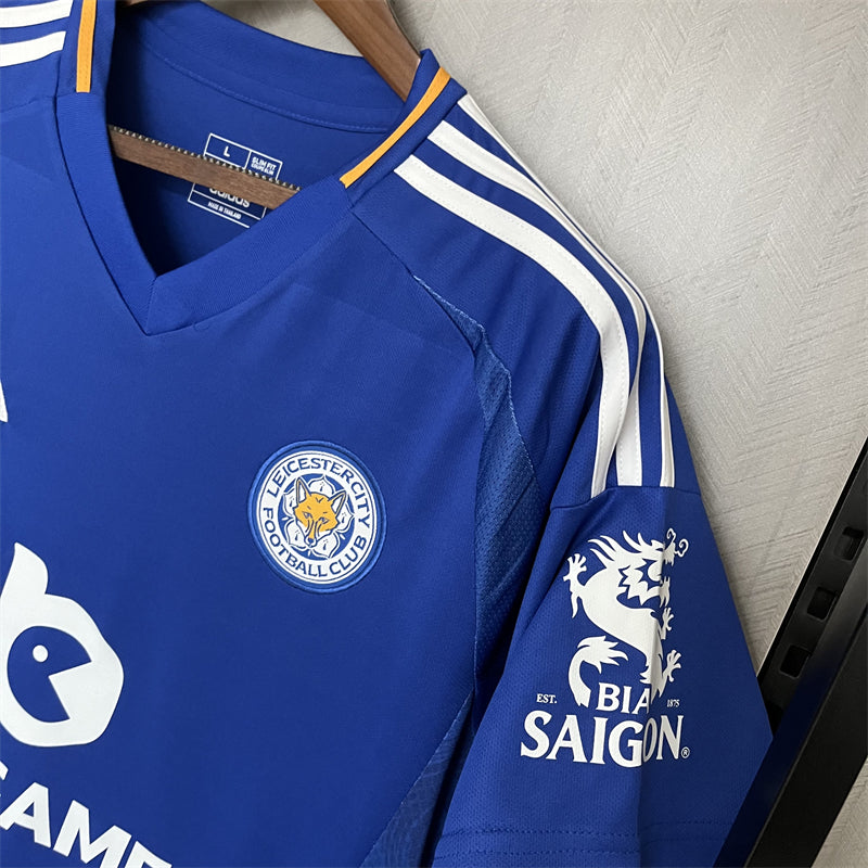 Camisa Leicester City Titular 24/25 - Torcedor Masculina - Lançamento