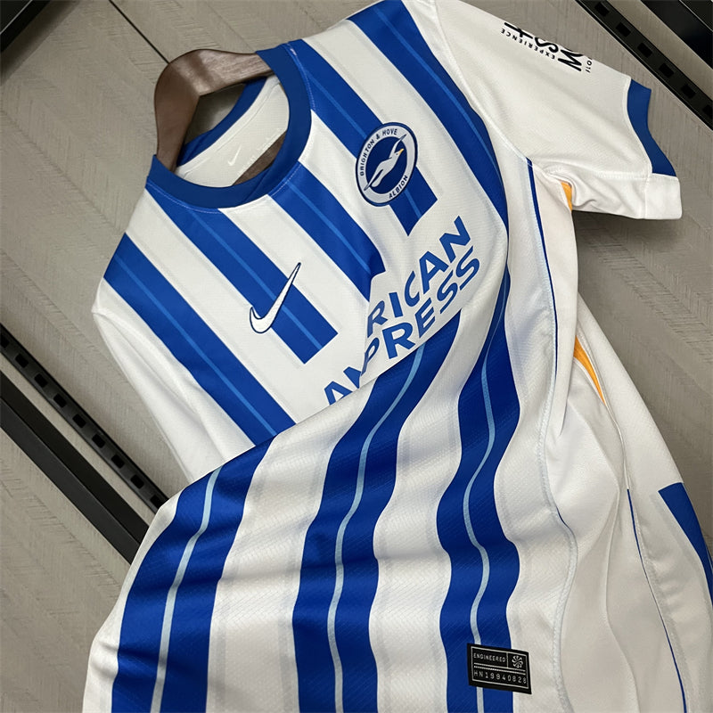 Camisa Brighton & Hove Albion Titular 24/25 - Torcedor Masculina - Lançamento