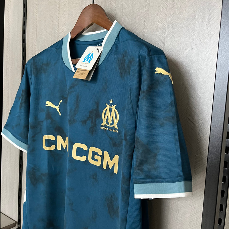 Camisa Olympique de Marseille Reserva 24/25 - Versão Torcedor - Lançamento