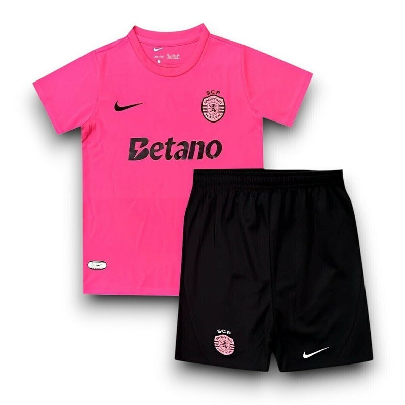 Kit Infantil Sporting CP Outubro Rosa 24/25