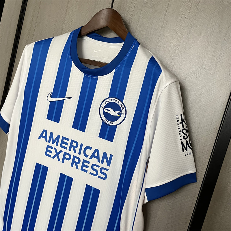 Camisa Brighton & Hove Albion Titular 24/25 - Torcedor Masculina - Lançamento